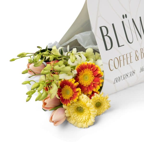 Beautiful blooms in a summery palette of the freshest flowers and textural elements.